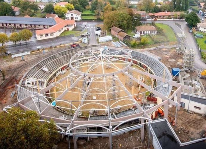 Estrutura metálica especial numa obra da ROMA2S