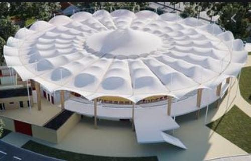 Estrutura metálica especial numa obra da ROMA2S