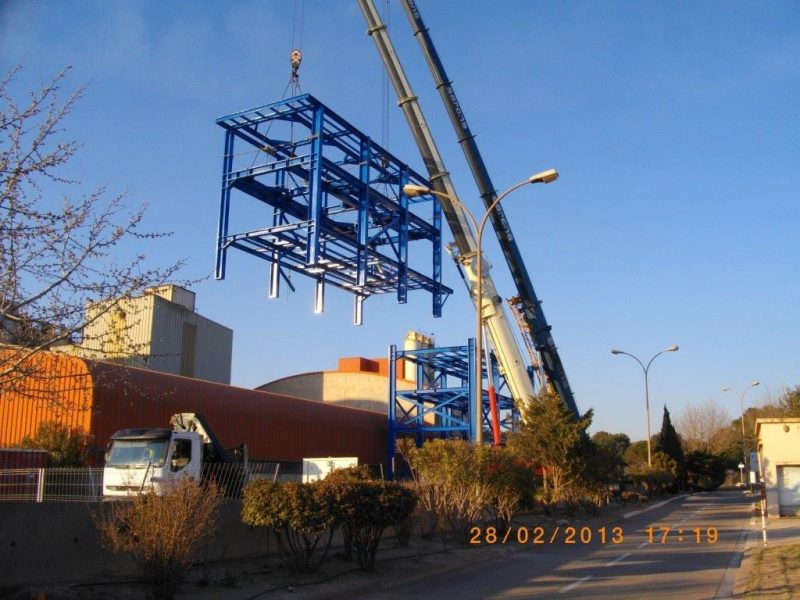 Estrutura metálica especial numa obra da ROMA2S