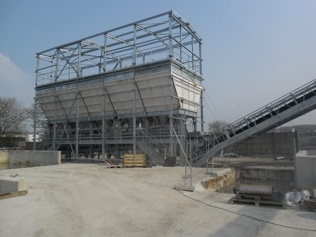 Estrutura metálica especial numa obra da ROMA2S