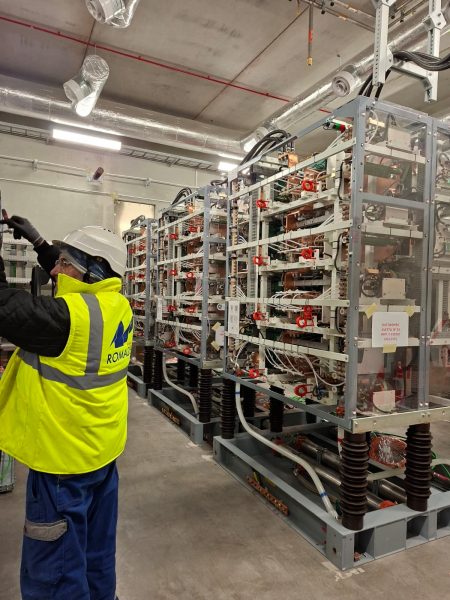 Tirage de câbles usine General Electric Suède