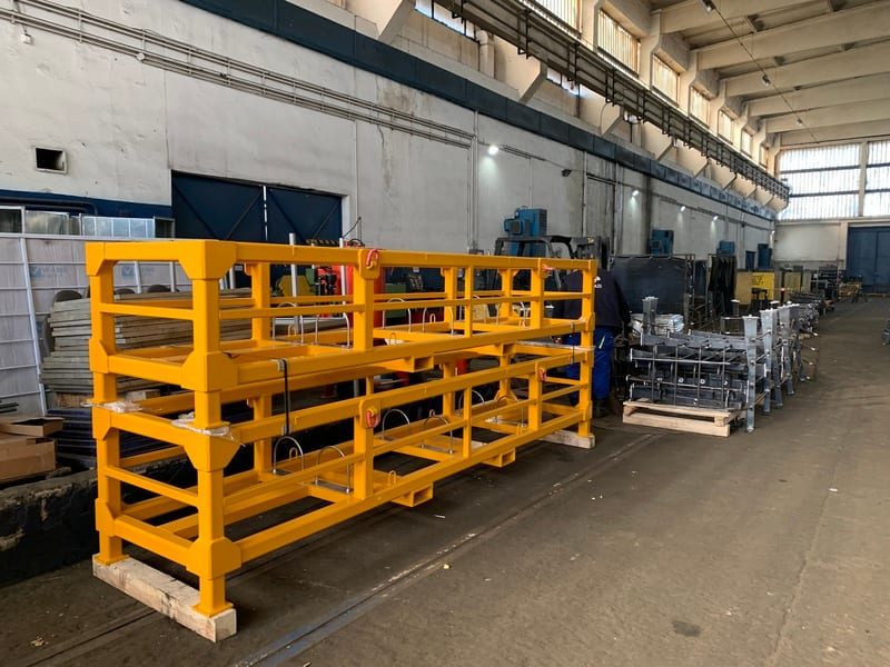 Fabrico de um elemento de serralharia industrial pela ROMA2S
