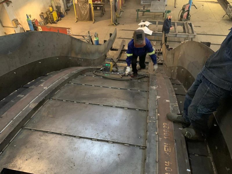 Ansamblu de cazangerie industrială fabricat de ROMA2S