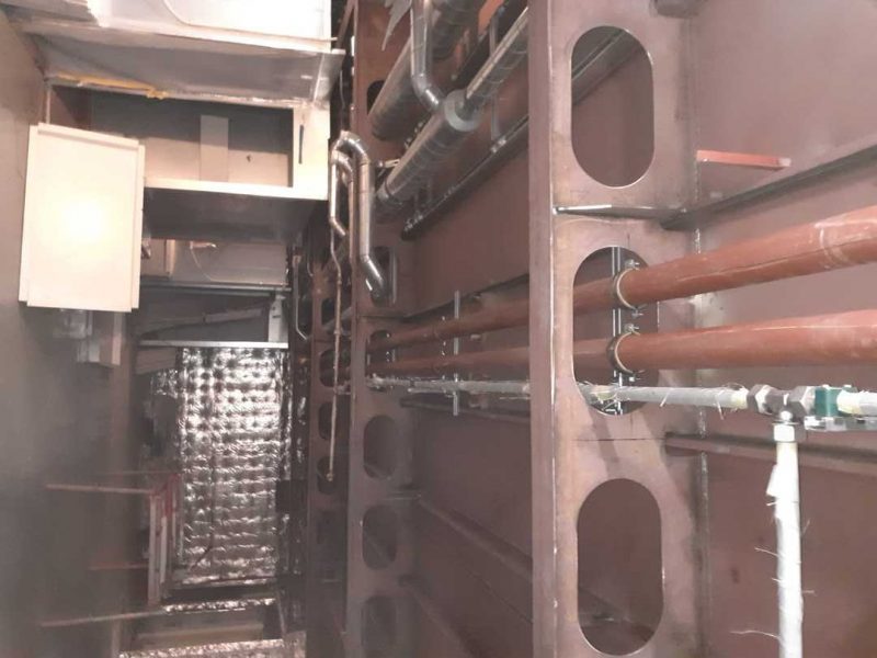 Installation d'un réseau de tuyauterie industrielle par ROMA2S