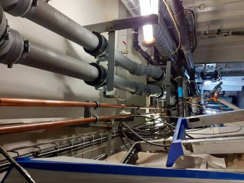 Installation d'un réseau de tuyauterie industrielle par ROMA2S
