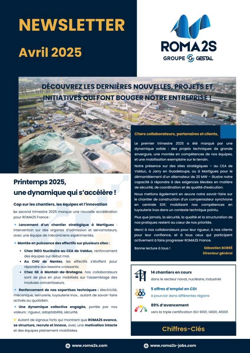 Newsletter Aprilie 2025: provocări depășite, echipe implicate!