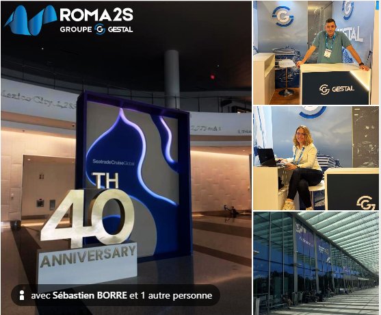 ROMA2S FRANCE au Seatrade Cruise 2025 – 40e édition !